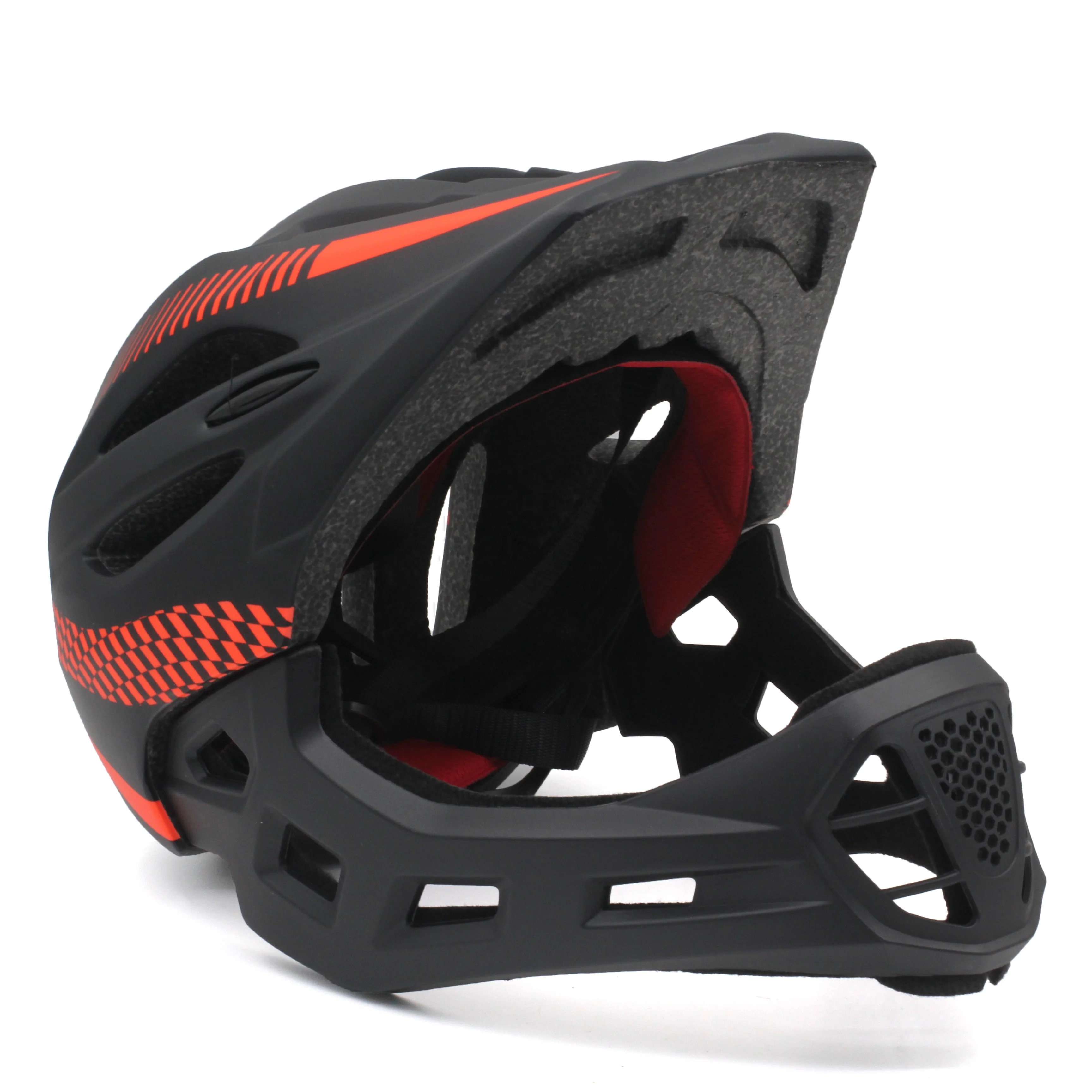 REYGEAK Full Face Bicycle Helmet Detachable Riding Helmets With Lights Cycling Sport Safety Gear For Outdoor