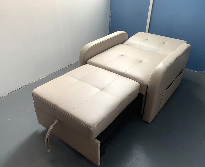 sofa bed synthetic leather fabric customization chair relax GENUINE LEATHER fold modern