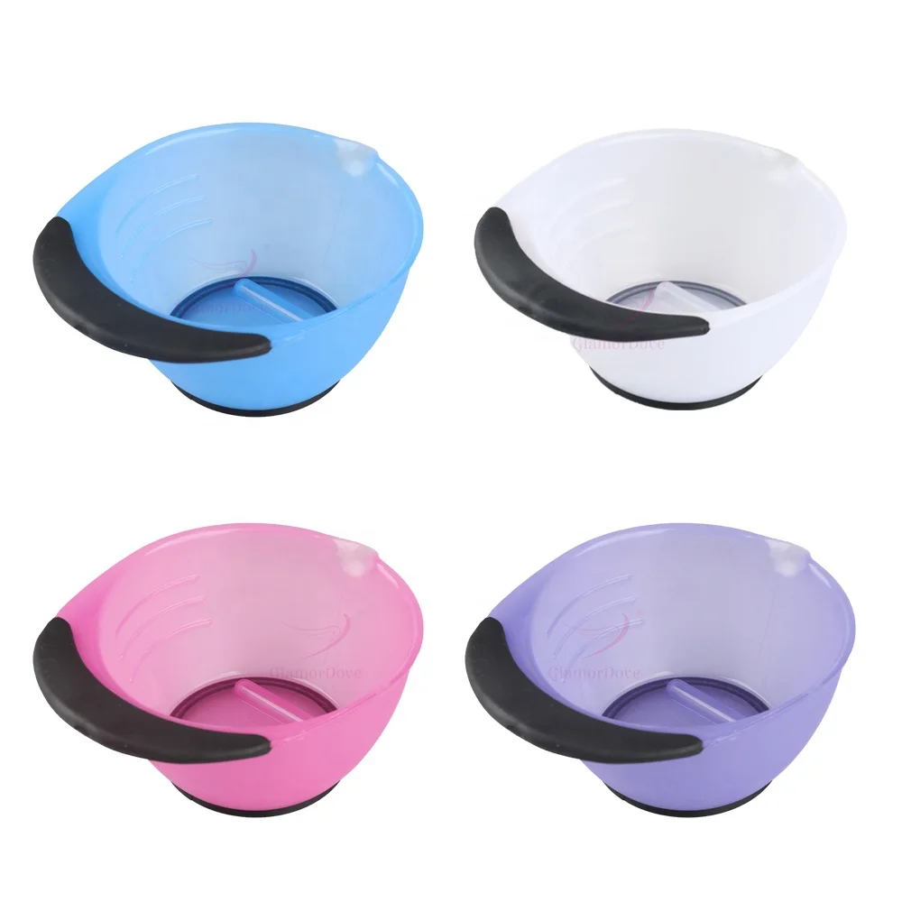 Wholesale Chemical Proof Plastic Hair Color Mixing Bowl Tint Bowl Coloring Highlights Hair Tint Bowls