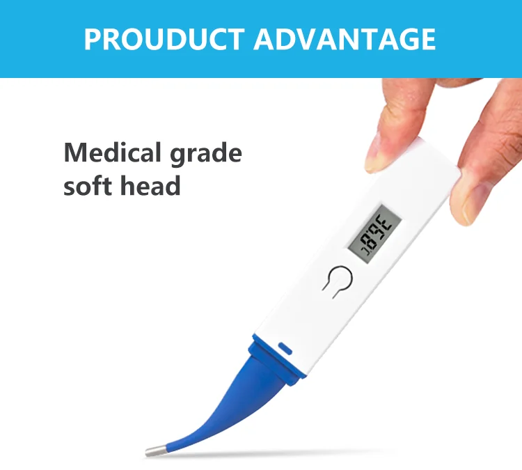 COCET Customized Logo Accurate Digital Basal Thermometer Fast Reading Fever Thermometer With LCD Display