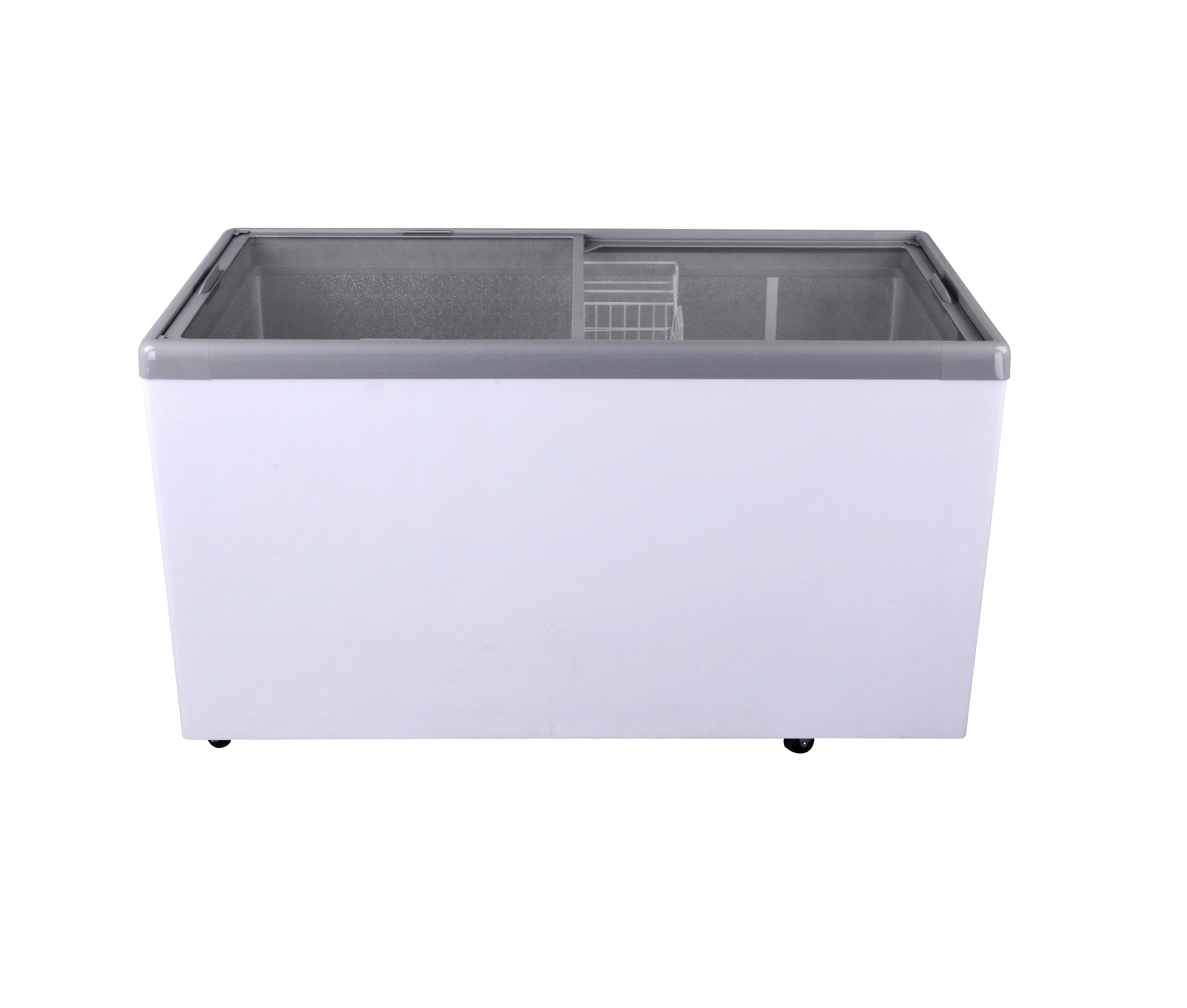 AUCMA SF-600F Flat tempered glass door chest showcase