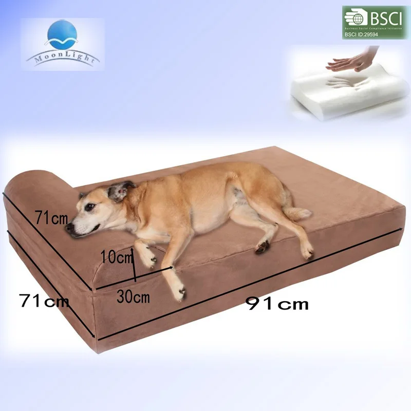 Wholesale Waterproof Washable cheap funny plush Dog Bed Memory Foam Sofa Bed