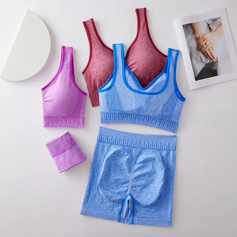 High-strength shockproof U-shaped beauty back exercise underwear no steel ring no trace zero binding comfortable sports