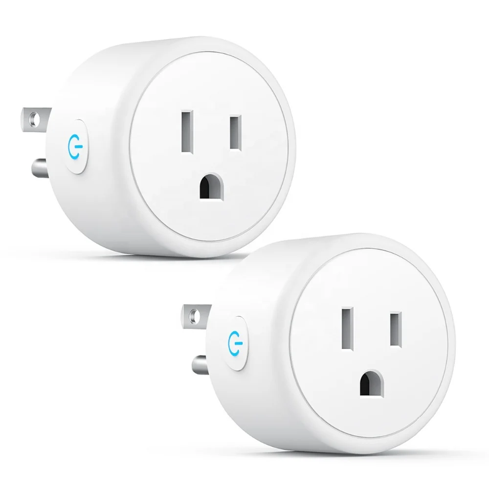 
Tuya 10A Smart wifi plug socket US Mini Socket Wireless Electric Power with Google Home Alexa Amazon 