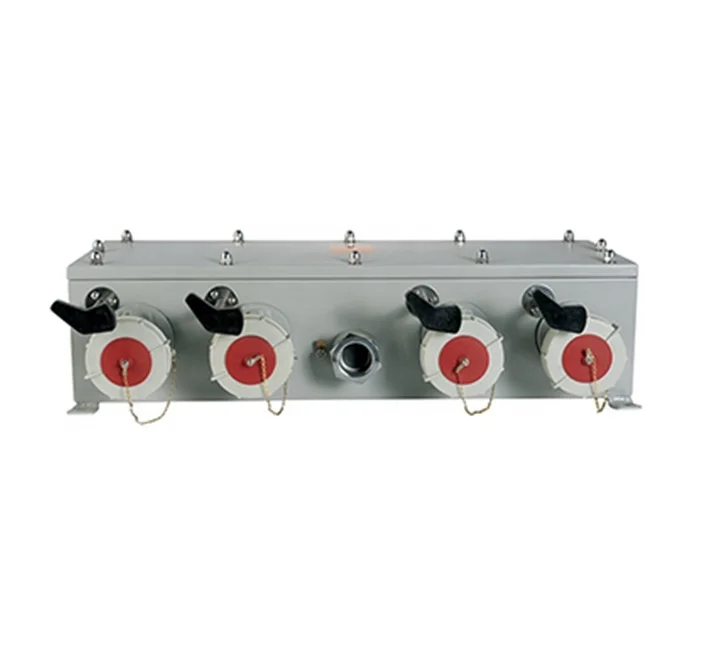 4-Gang 32A 3P+E PBT Socket 380V/440V Refrigerated Container Socket Box for Ship Use Marine Supplies