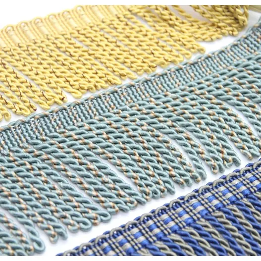 Hot Sale Wholesale Accept Custom Order Curtain Tassel Fringe For Curtains Trimmings