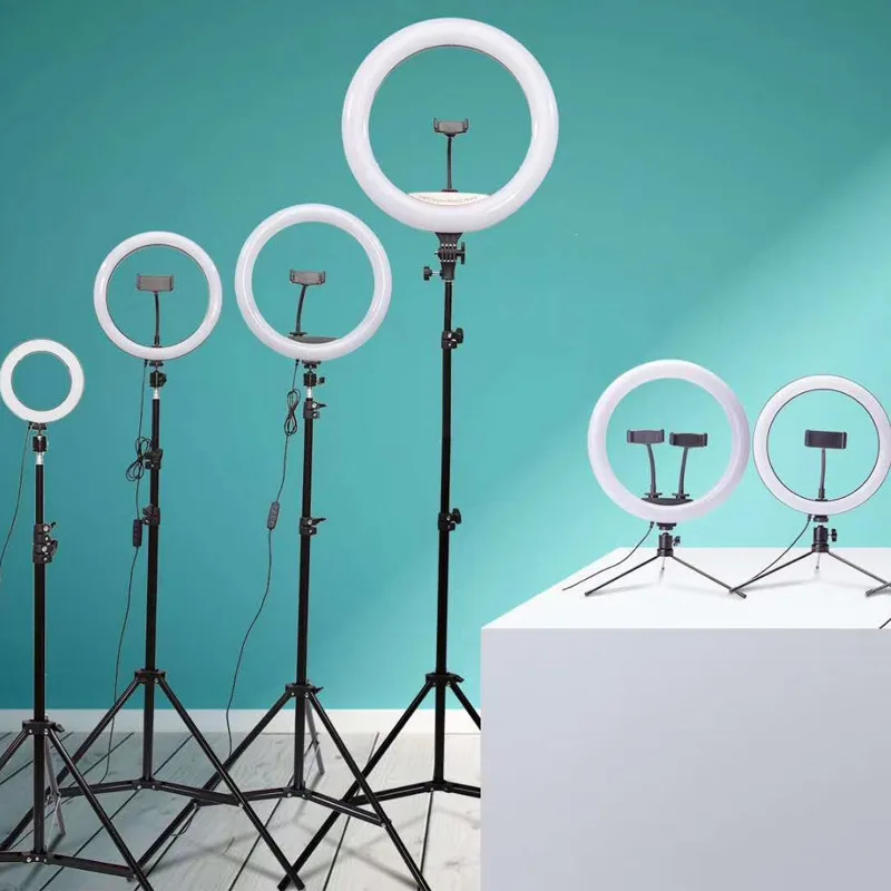Suppliers Wholesale Selfie Ring Light,10 Inch 14 Inch 18 Inch Phone Selfie Led Circle Big Selfie Ring Light With Tripod Stand