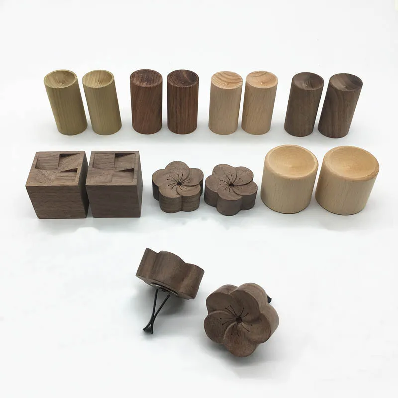 Оптовая продажа, дешевый Оригинальный Деревянный автомобильный аромадиффузор, контейнер для эфирного масла, ингалятор, ароматизатор