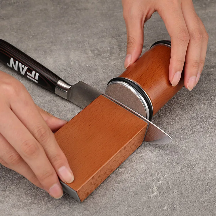Manual Knife Sharpening Kit Tumbler Diamond Knives Sharpener Adjustable Angle Rolling Knife Sharpener