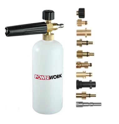 Factory Supply Durable Adjustable soap bottle Snow Foam Lance generator Car Washer Brass nozzle Foam Blaster Cannon spray gun