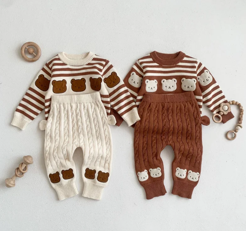 2023 New Style Wholesale Baby Clothes Knitted Children Cotton Sweater