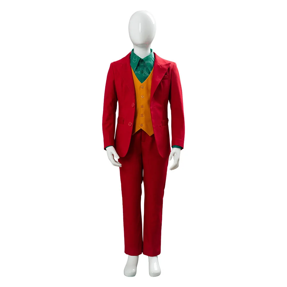 2021 JOKER Phoenix DC movie Clown costume costumes Halloween cosplay costume set