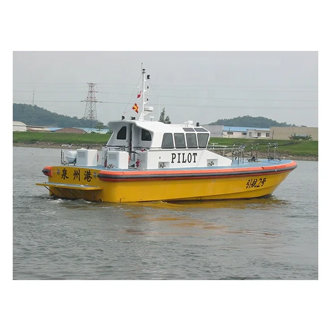
16m fiberglass boat for sale port boat for pilot used volvo engine ambulance boat 