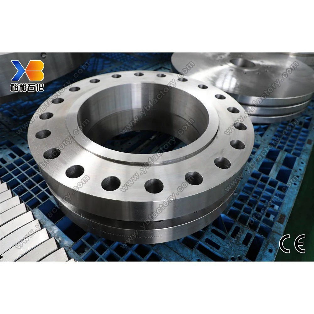 ISO Certificate F12 CL2 Pipe Fittings Large Diameter Customized Precision Forged Plate Flange