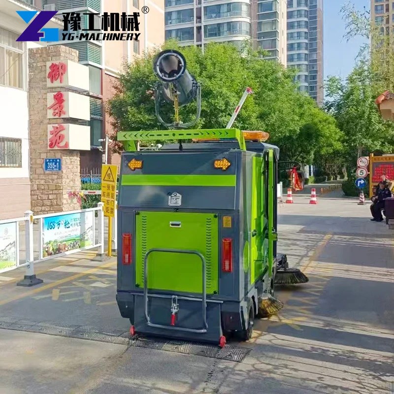 Automatic Street Sweeper Cleaning Equipment Industrial Floor Sweeper Sewer Cleaning Truck