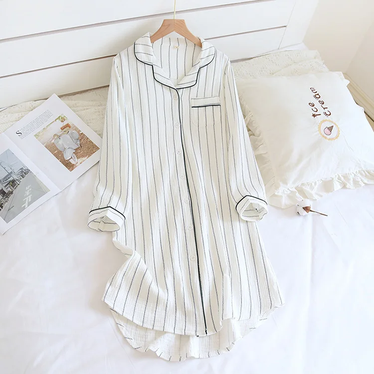 
Fancy Sleepwear Long Sleeve Casual Women Nightdress Night Dresses For Woman 