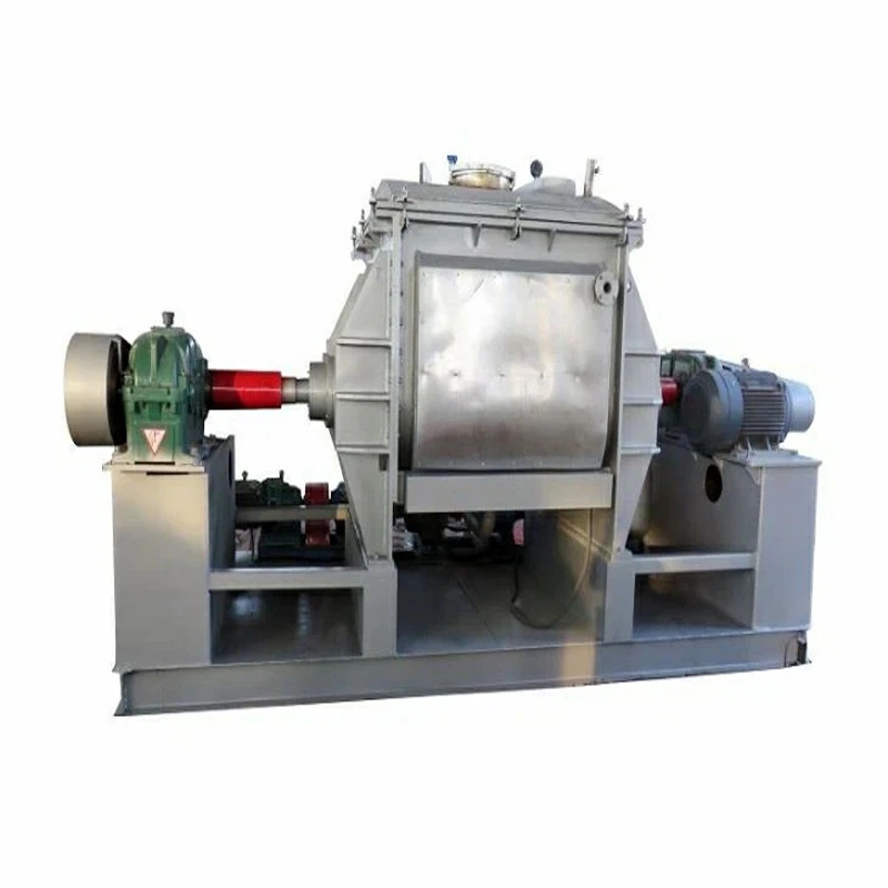 Customize 5-5000l screw extruding double z blade mixer sigma mixer silica gel vacuum kneader with extruder butyl rubber kneading