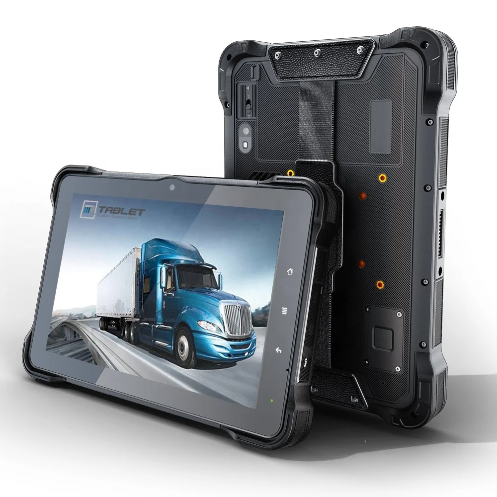 10 Inch 4G LTE IP67 Waterproof 1000 nit Android Tablet 4gb 64gb Rugged Rruck Mount Fleet Manage With Docking Station