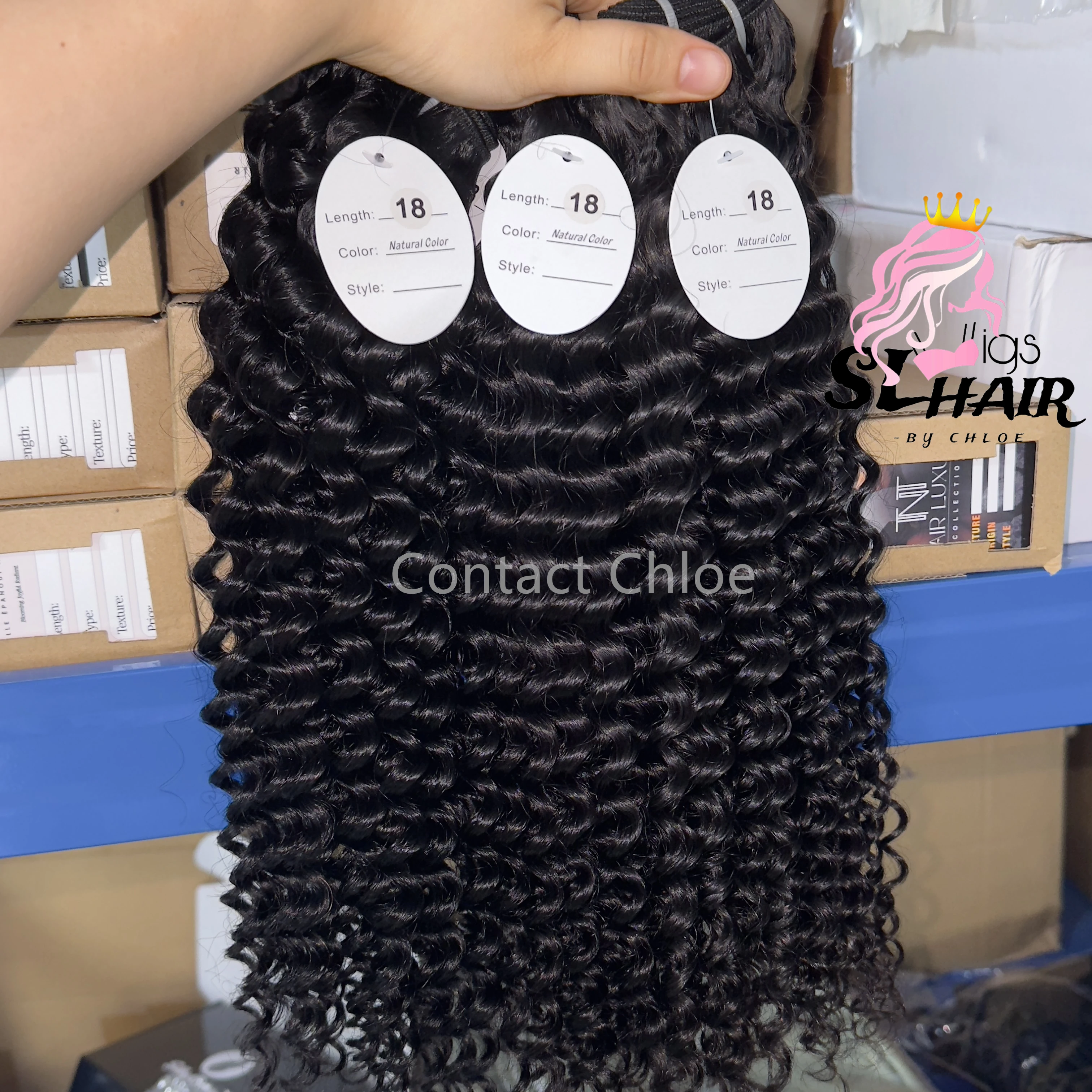 Sexy Lady Hair 32 34 36 38 40 Inch Straight Human Hair Weave Curly Body Wave Bundles Virgin Brazilian Hair extension Bundles