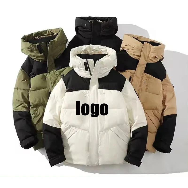 Mens Jackets Puffer Bubble Coats Alternative Down Puffer Jacket Water-Repellent Windproof Thicken Lightweight Puffer Jacket