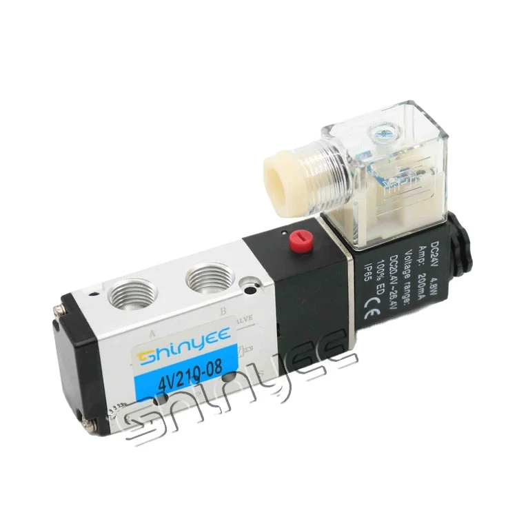 SHINYEEPNEUMATIC popular product solenoid coil 220v 7/5 solenoid coil 12v blue solenoid 3way valved selenoide valve 24v ac