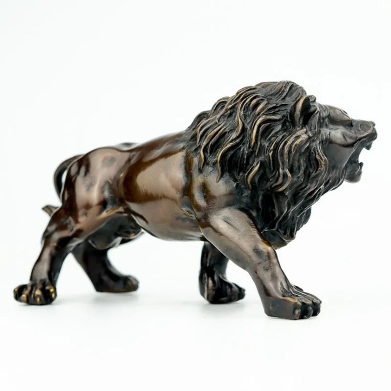 Wholesale Custom Metal Trophy Animal Award Best New year gifts Souvenir Gift Desk Swing Table Gift Sublimation 3D Brass Lion