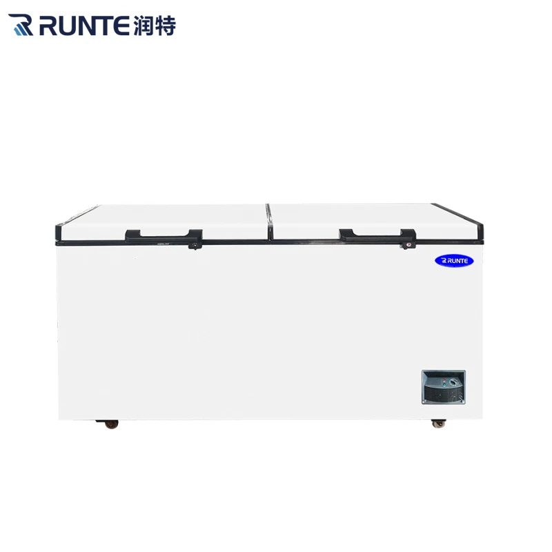Factory wholesale 2 Doors 3 Doors 4 Doors Commercial Kitchen Freezer Air Cooling Supermarket Quick Deep Freezer