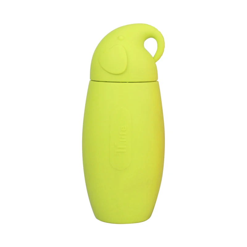 380ml Cartoon Shape Silicone School Kids Children silicone  Water Bottle