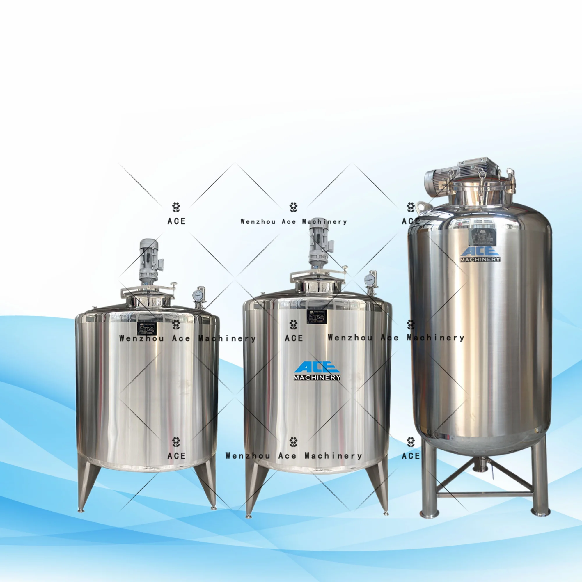 50 Gallon Pneumatic Mixer Food Grade 304 Stainless Steel Automatic Lifting Explosion-Proof For Glue Ink Paint And Liquid Mixing