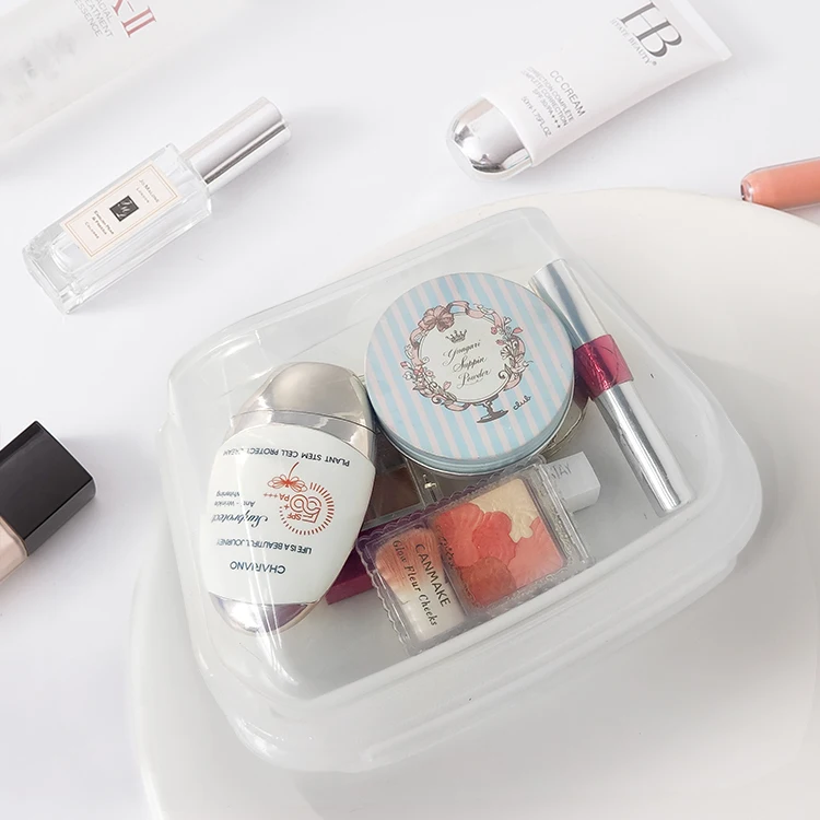 Makeup Bag Beauty Cosmetic Reusable Storage Bag Gift Moistureproof Silicone Travel Bag