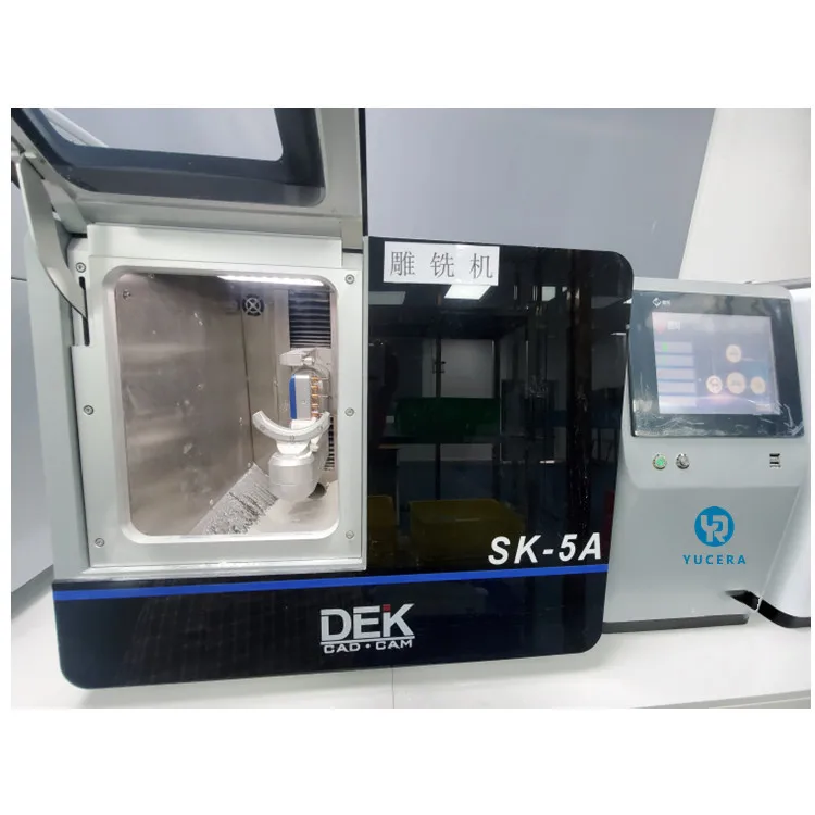 Yucera 4-осевой 5-осевой CAD CAM изготовление зубных протезов зуботехнический фрезерный станок циркония диоксид блоков со стеклокерамическим электродом для acclarent Прочее стоматологическое
