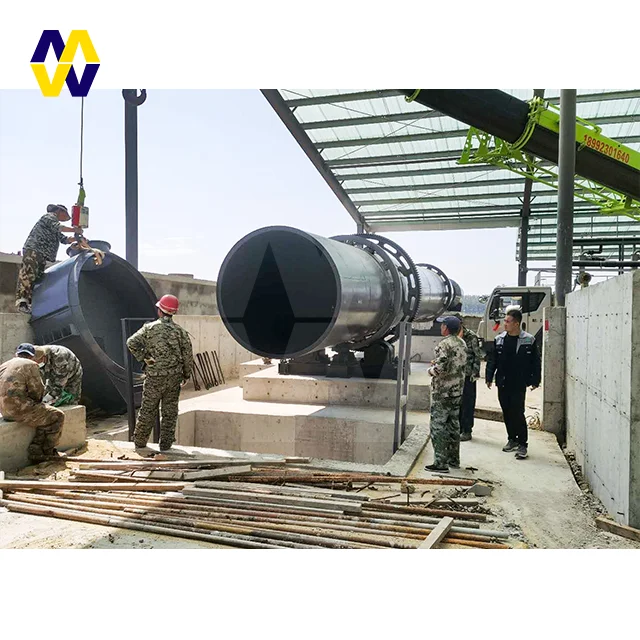 Rotary Light Soda Ash Dryer in Metallurgical, Chemical and Other Industry