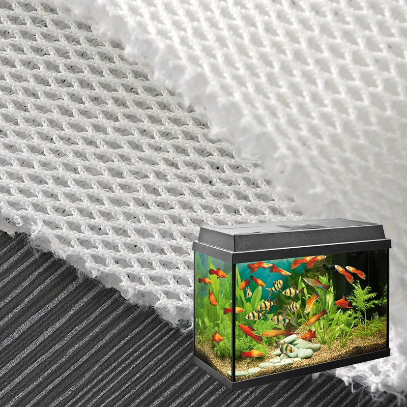 Custom Honeycomb Geotextile Water Filter Humidifier Filter Fabric 3D Spacer Mesh 100% Polyester Air Filter Fabric