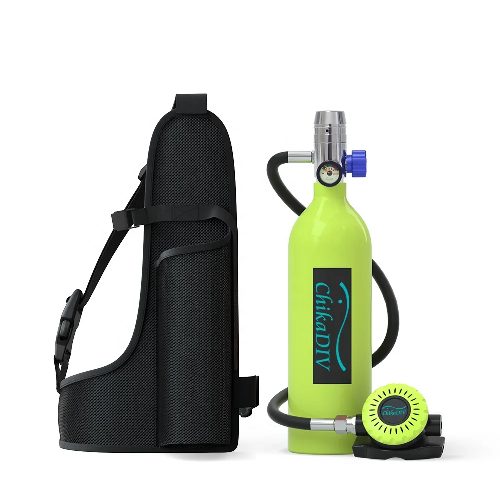 Chikadiv 1 Litre Capacity with Refillable Design Submersible portable wading sport with full gear