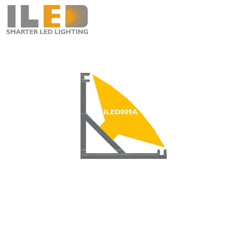 Customized Length V Shape Corner Aluminum LED Profile for Housing Cabinet LED Lighting Strip