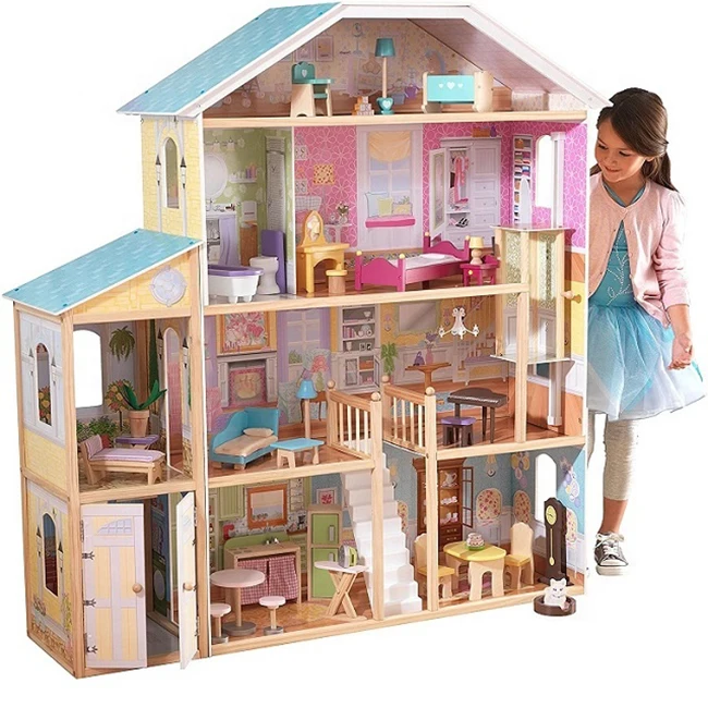 Обучающие игрушки Westshore Montessori наборы мебели игровое оборудование натуральный деревянный дом для детей мебель кукольного домика