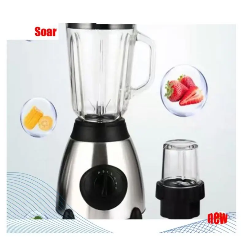 SOAR Smart Home Juicer Meat Grinders 2-In-1 Glass Of Blender Machine With 1.5L Cup