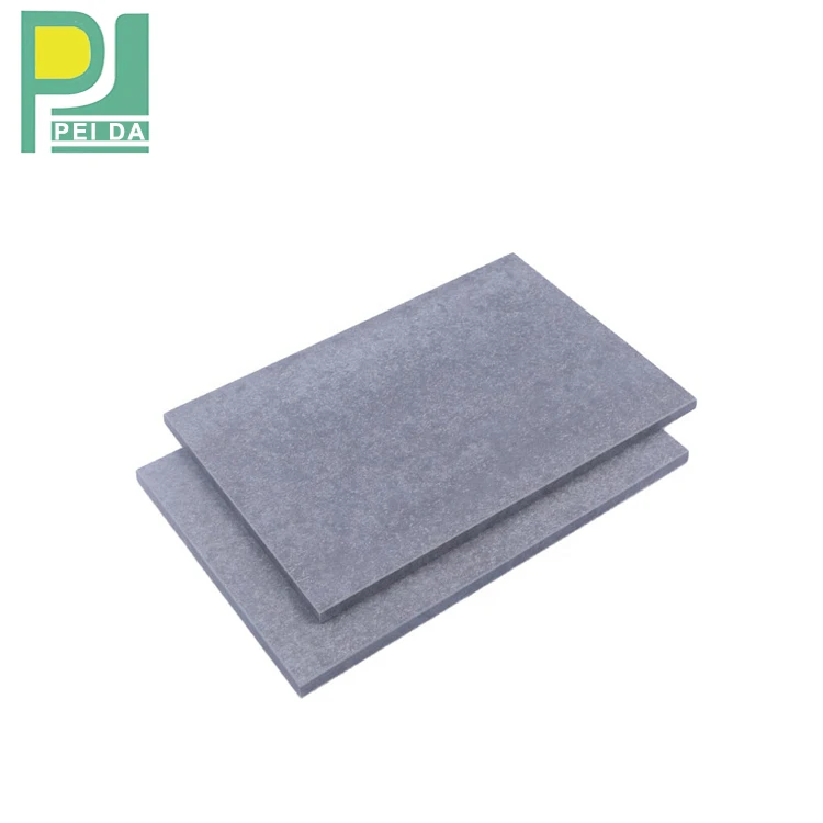 Heat Resistant Fiber Cement Board Finish Materials Decorative Flooring With Square Edge