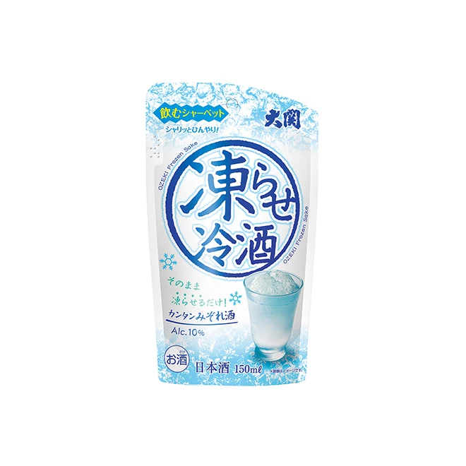 Japanese frozen delicious smooth texture oem sake lemon liqueurs