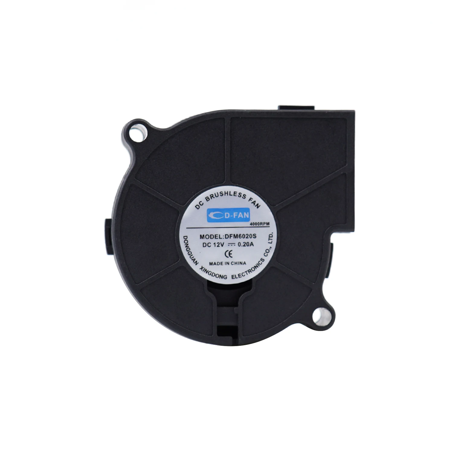 
60x60x20mm 24v dc ventilation fan 60mm 12v centrifugal blower 