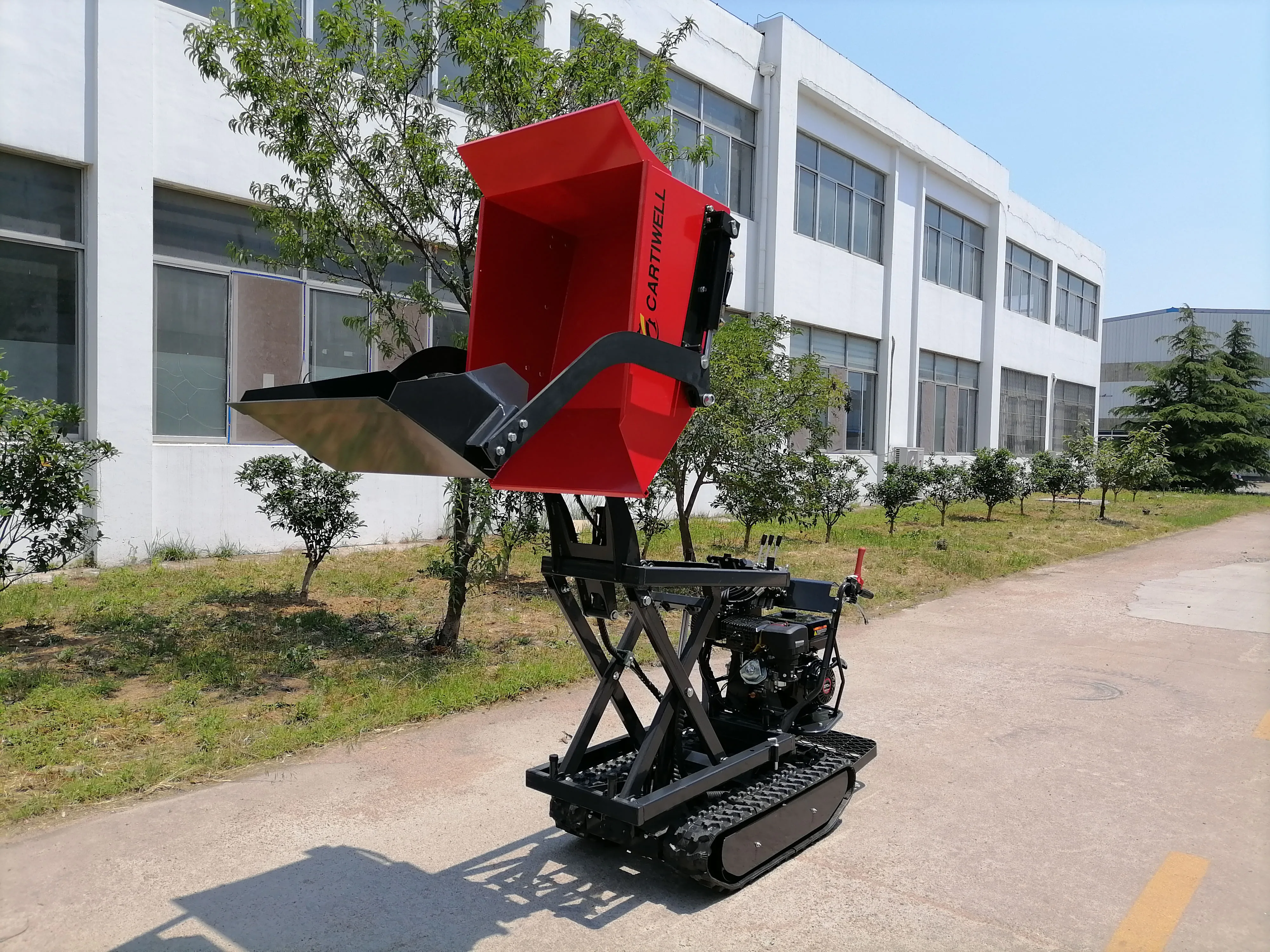 FREE SHIPPING!!!Mini Crawler Skid Steer Loader Chinese Skid Steer Loader 500kg Mini Dumper crawler For Sale