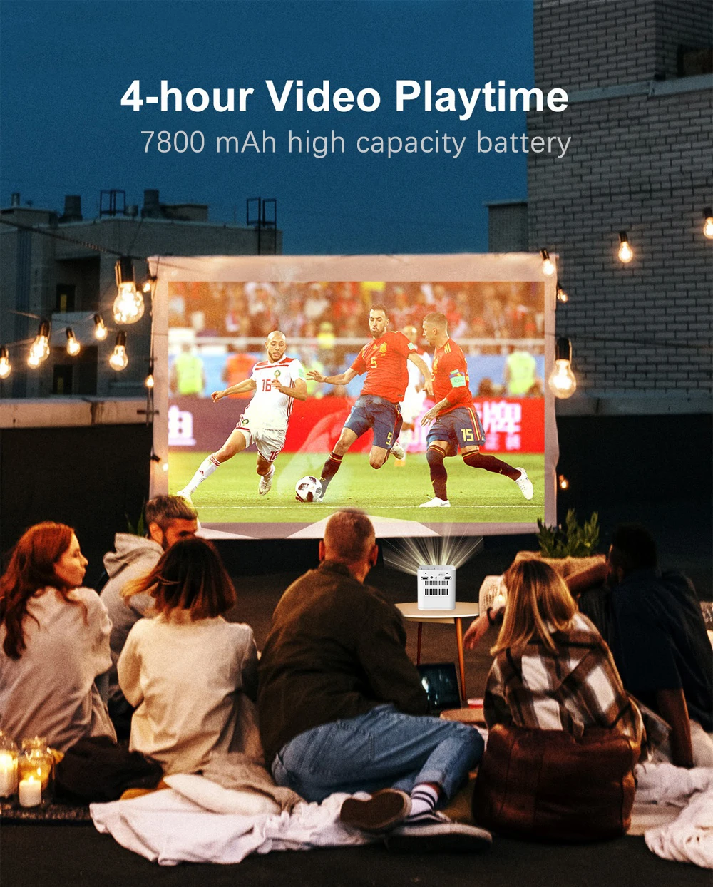 Фабричный смарт-проектор sky 010 Led DLP мини карманный проектор Android WIFI Портативный лазерный для 4K 3D кинотеатра