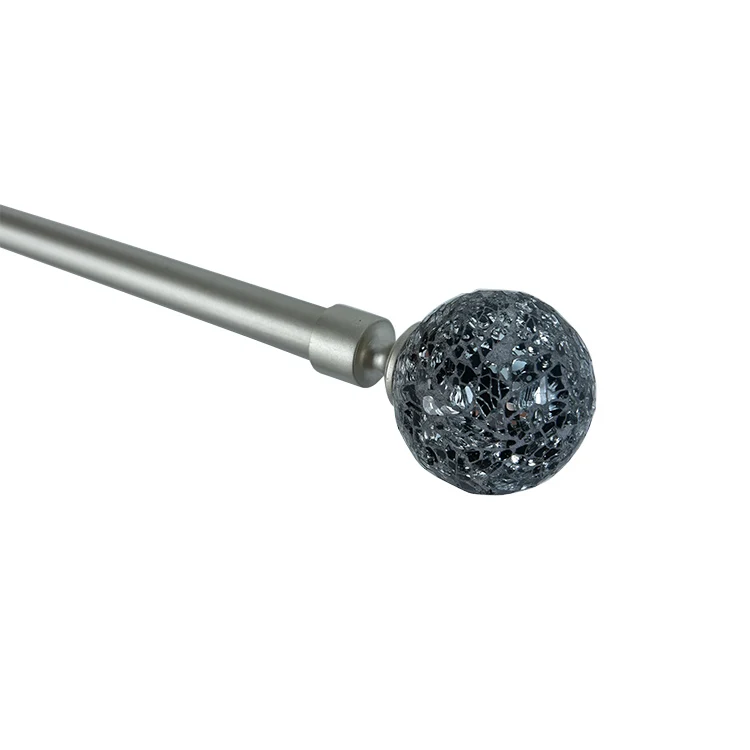 Factory direct supplier curtain rods sets decorative curtain poles metal curtain rod poles