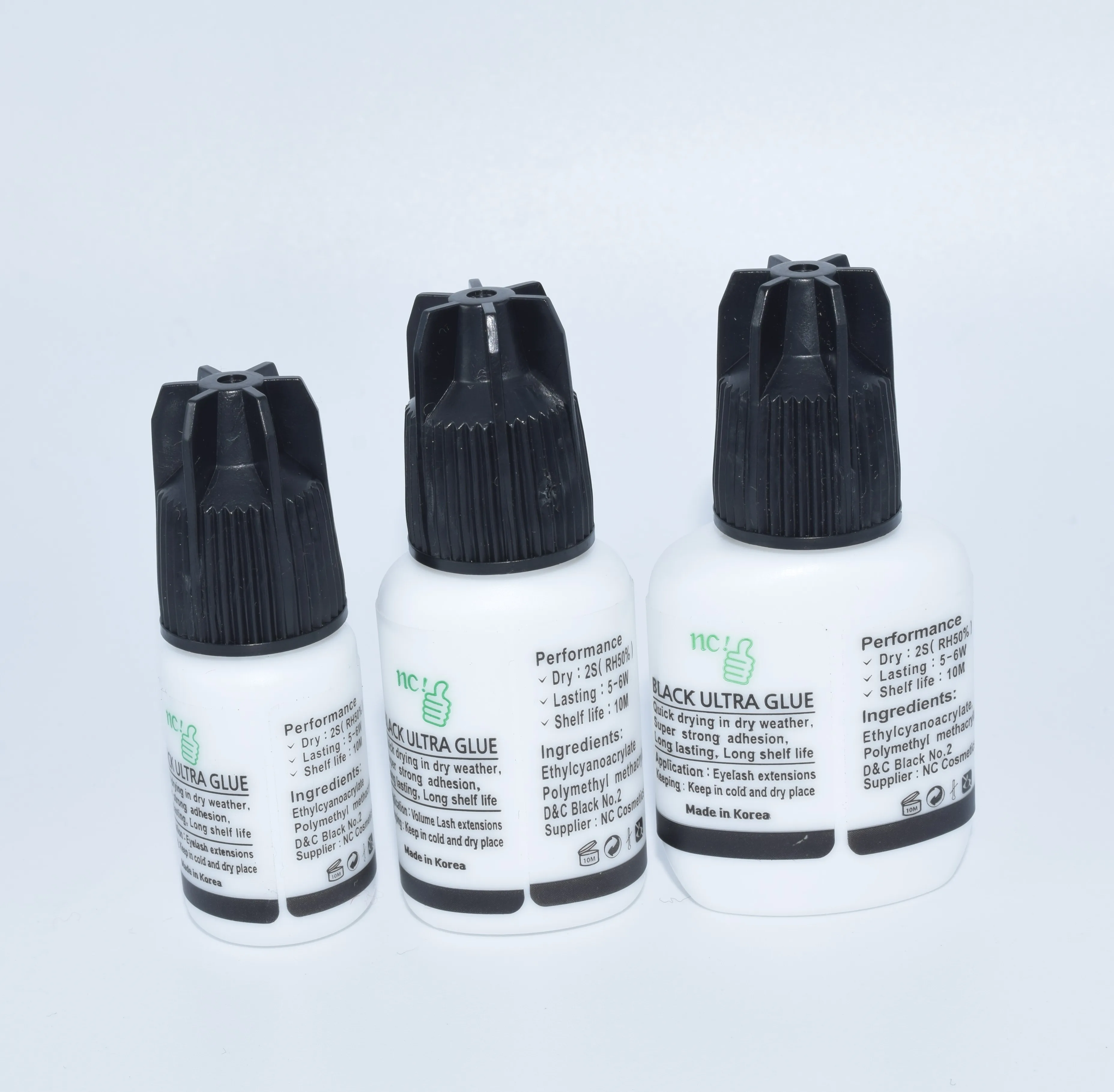 High Quality Wholesale Various Kinds Customer OEM  Soft Eyelash Extension  Korea Eyelash Glue glue eyelashes