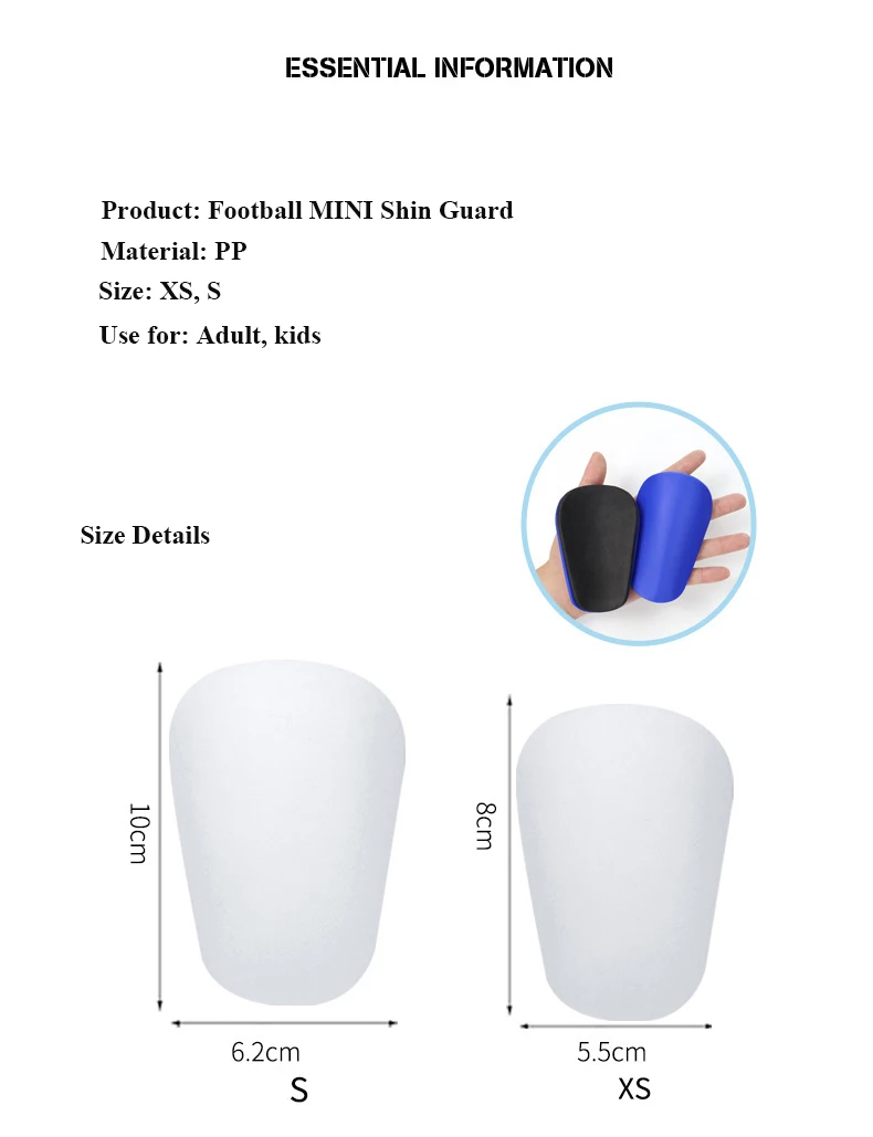 Custom Sport Sublimation Youth Kids Football Shin Pads Outdoor PP flexible Shin Guard Soccer