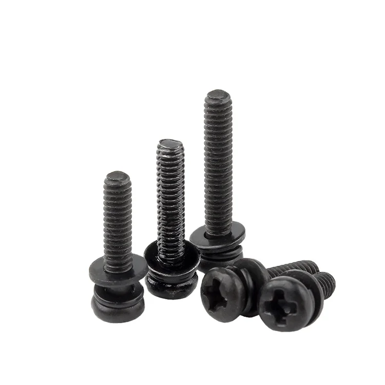 Комбинированные Винты С Черной головкой