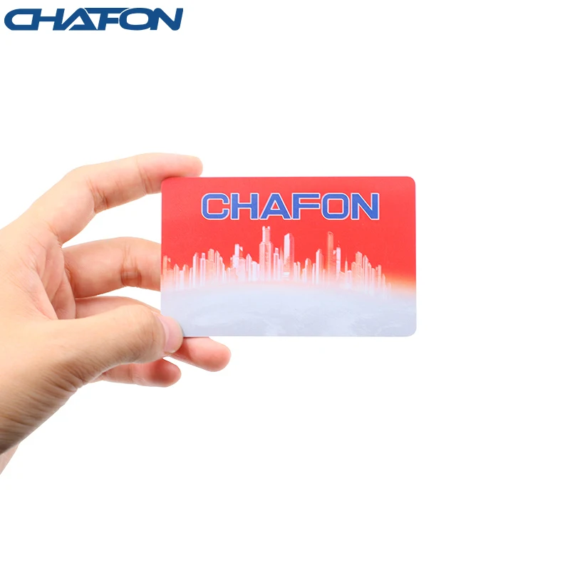 CHAFON rewritable smart IC 13.56mhz iso 14443b rfid blank card used for school hotel apartment management