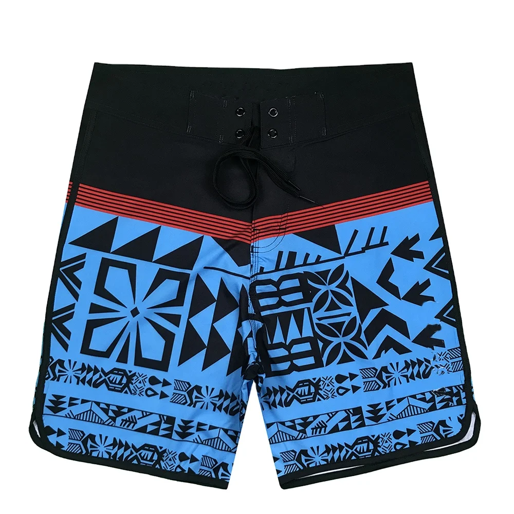 AliExpress hot four-way elastic quick-dry surfing beach wear bodybuilding competition loose beach shorts