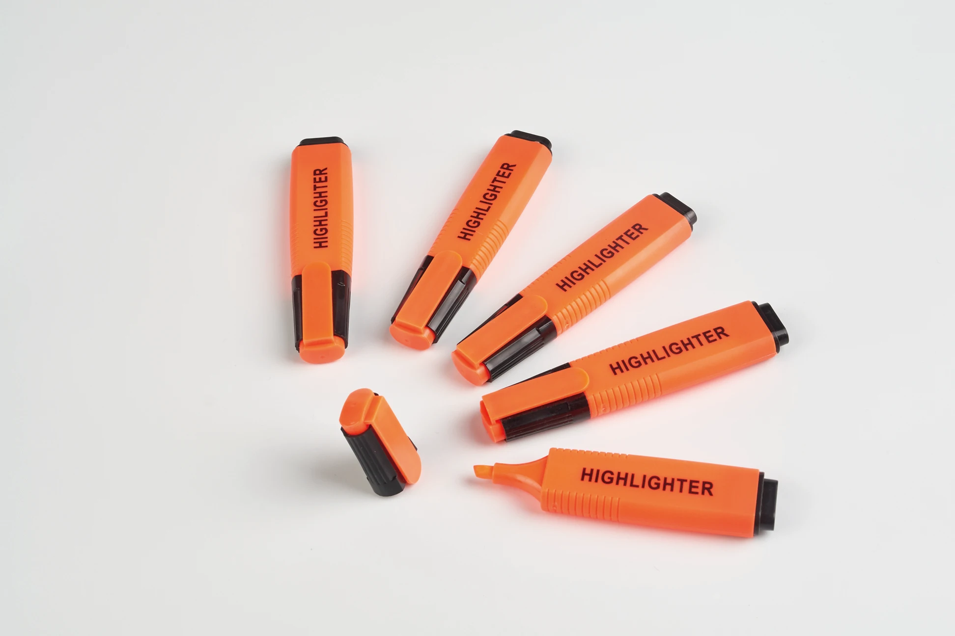 
EN-71 high quality stationery neon color highlighter marker with custom logo 