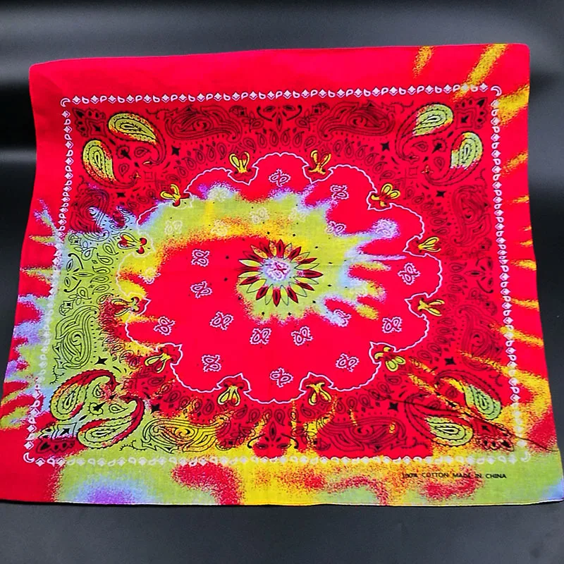 2021 hot wholesale cotton square paisley bandana